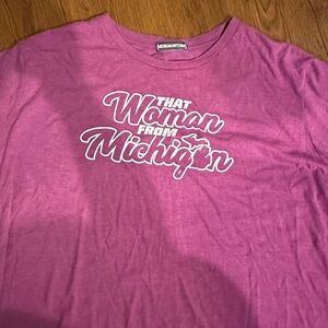 Women’s 3XL Michigan shirt “that woman from Michigan” (Gov Whitmer)